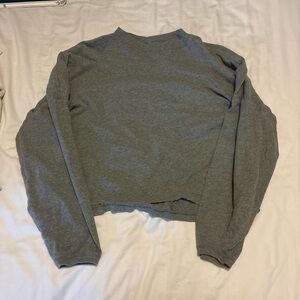 Aerie Heather Gray Long Sleeve Tee